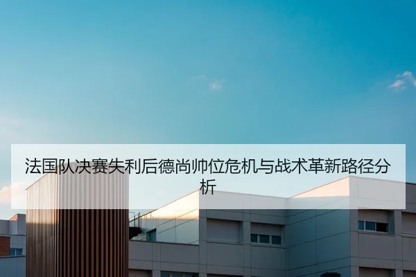 法国队决赛失利后德尚帅位危机与战术革新路径分析